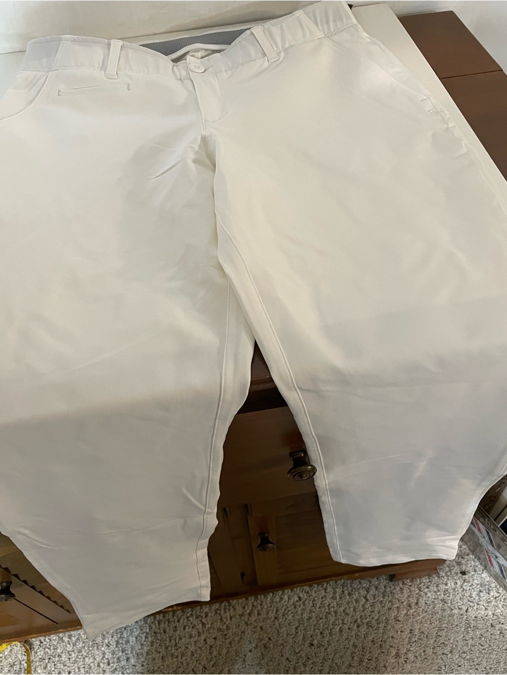 Under Armour Golf Pants in White NWT
